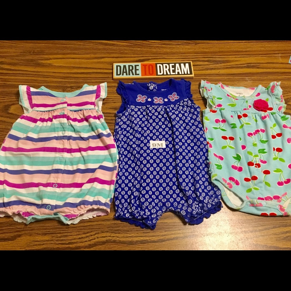(3) Rompers